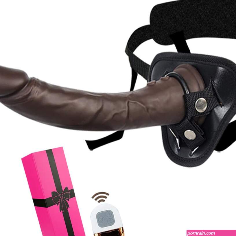 : Vibrating Pegging Strap On Dildo Harness for Women Lesbian Strapon Harness Suction Cup Anal Dildo 8 Inch with Remote Adult Sex Toy for Couple Silicone Realistic Penis Wearable Dildo for Beginners :