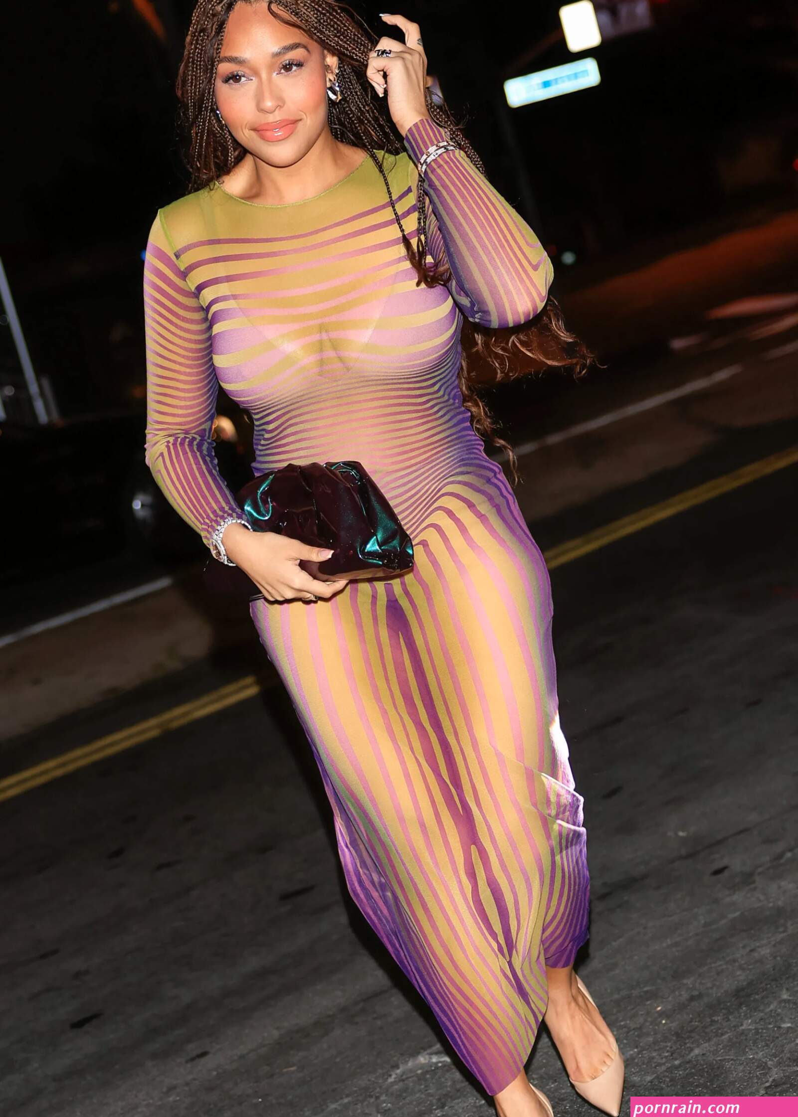 Jordyn Woods wears the same dress ex-BFF Kylie Jenner modeled