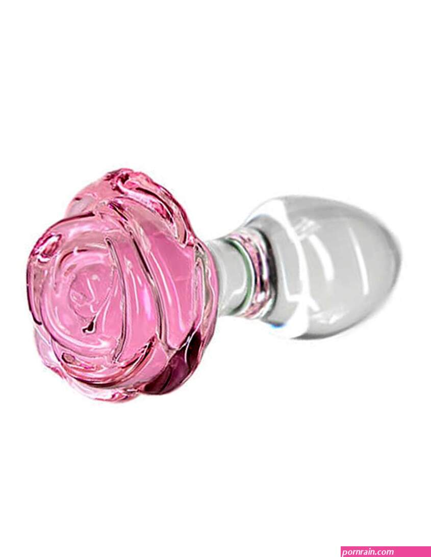 Pillow Talk Rosy luxurious glass anal plug with bonus bullet