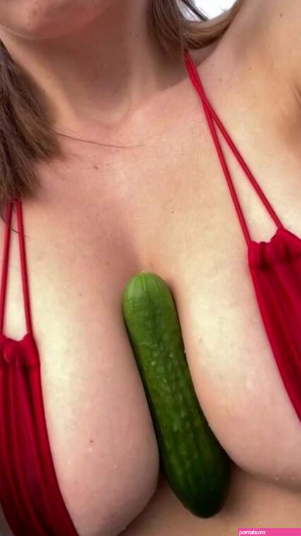 Christina Khalil Cucumber Leaked Video
