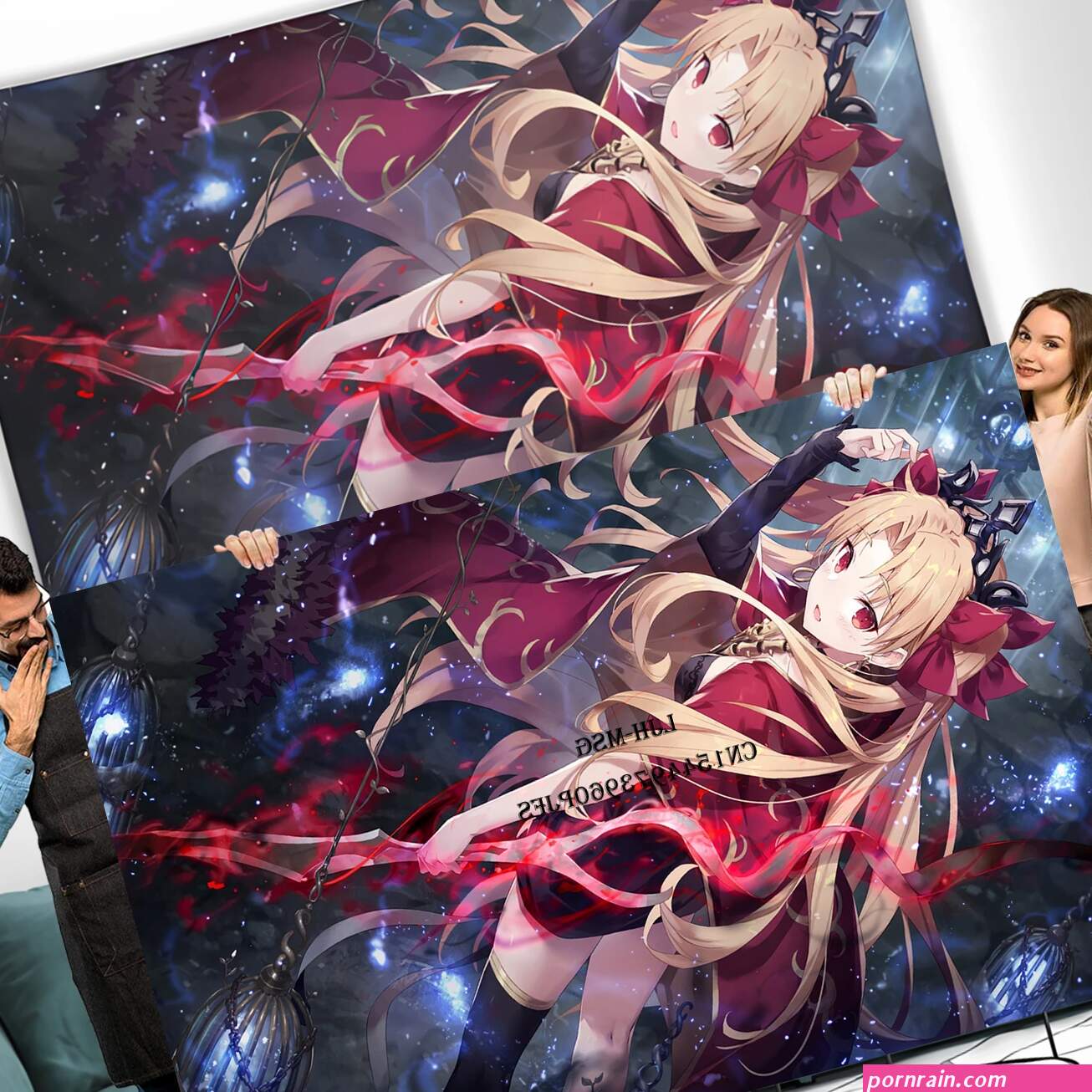 Affiches de porno Anime destiny Grand Order toile nue non censurée Art mural Hentai Boobsgirl tapisseries Sexy décor de fille Waifu