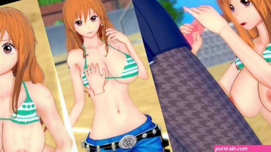 Hentai Game Koikatsu! Have sex with Big tits ONE PIECE Nami.3DCG Erotic Anime Video.