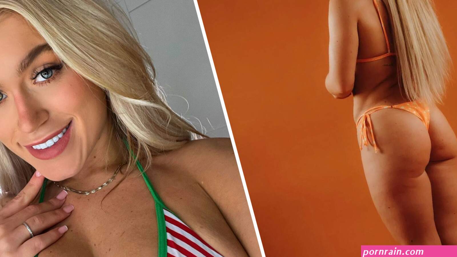 OnlyFans model turned boxer Elle Brooke shows off her bum in raunchy lingerie le