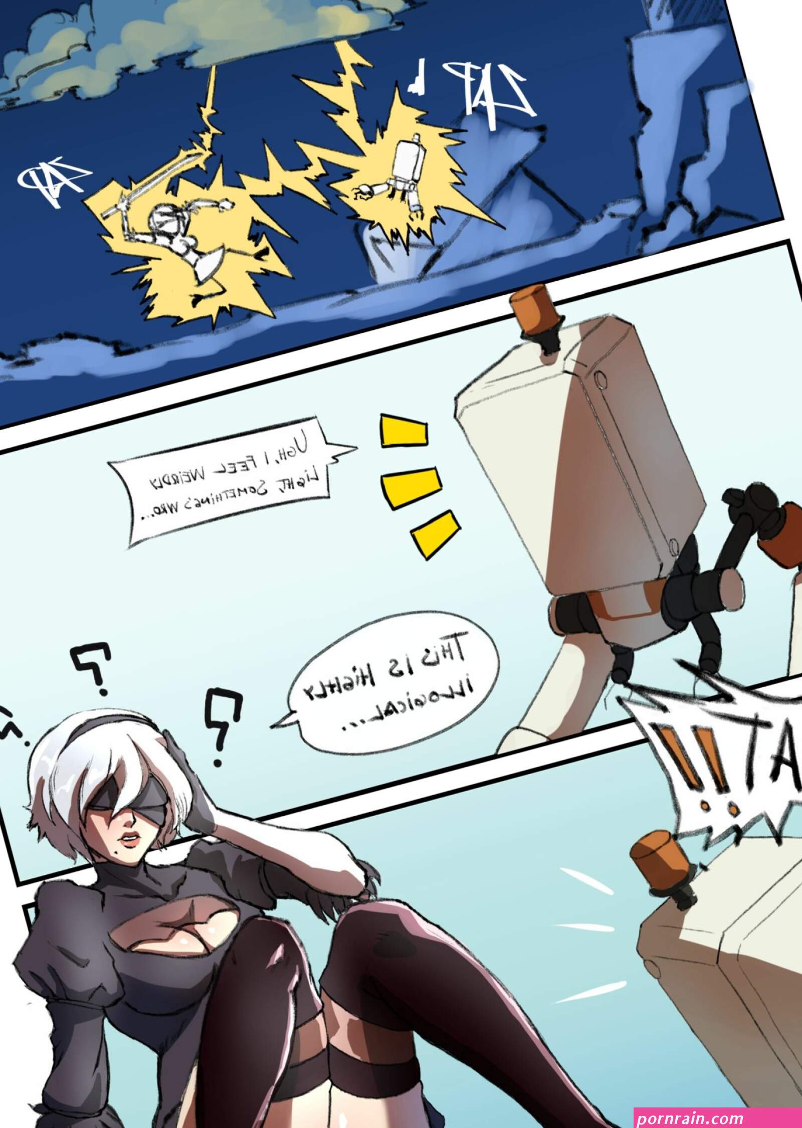 2B or not 2B NieR:Automata TSFSingularity nHentai Comics
