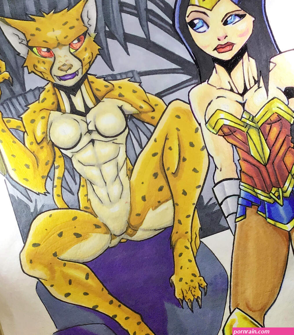 Wonder Woman and cheetah by belligerence10 on DeviantArt