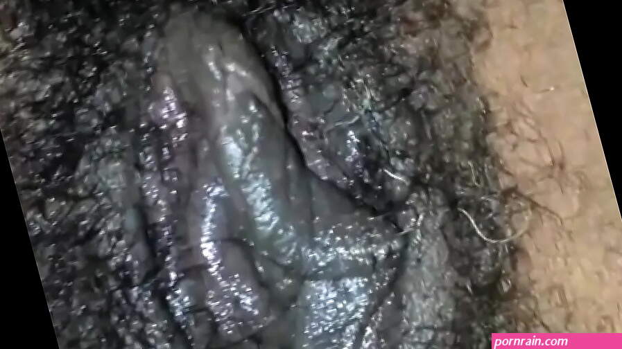 Hairy Ebony Creamy Pussy