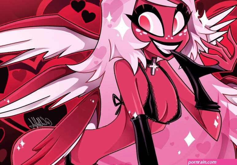Rule 34 XYZ hazbin hotel emily hazbin hotel angel angel wings bikini