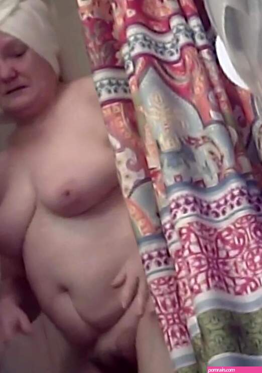 Naked grandma boobies