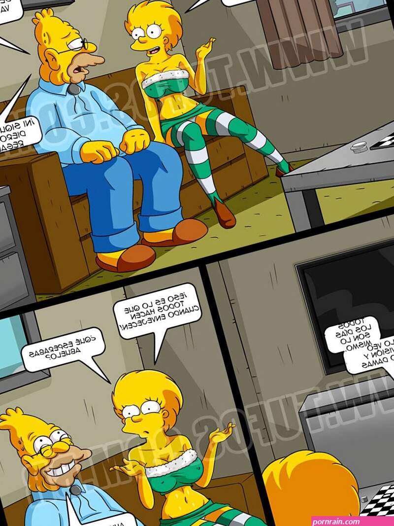 Los Simpson xxx Celebrando la Navidad