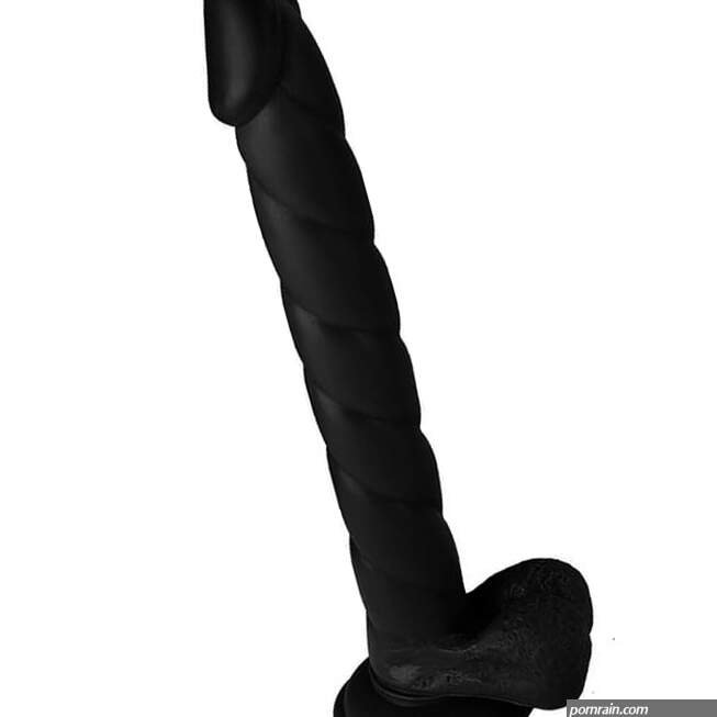 Buy Long Lean Realistic Silicone Black Penis 30.5CM Women Anal And Vagina Using Online in India