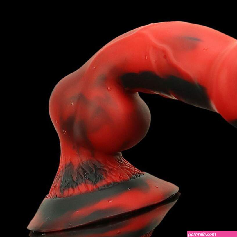 Realistic Animal Dog Dildo Silicone Long Penis Colorful Red Black Big Sucker Cock Anal Sex Toys For Men Women Vagina Masturbator