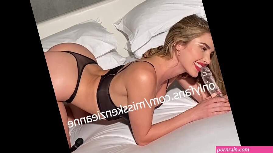 College Blonde Girl Rides Dildo And Fucks Herself In Mouth
