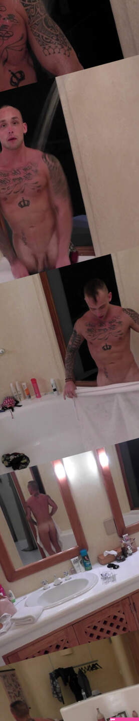 Tim showing off at Paradise Hotel