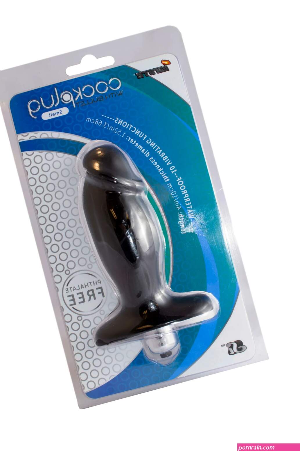 Si-40241 SMALL COCK PLUG WVIBRATION-BLACK