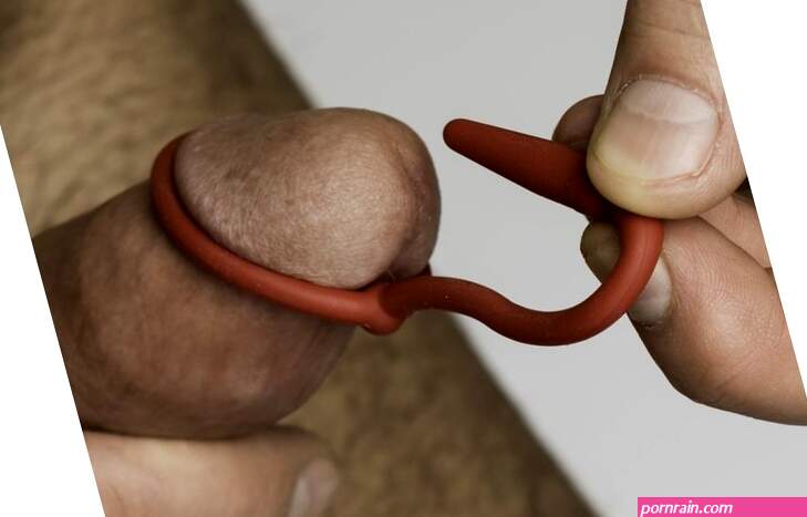 Sport Fucker Silikon Cock Plug Sperma Stopfen Rot