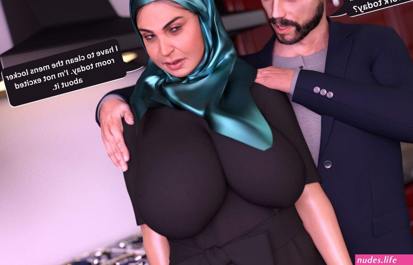 The secrets she hides under that hijab...