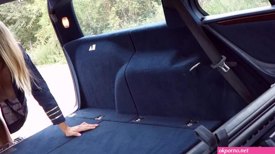 Teen twart picked up a client on the road and fucked into car