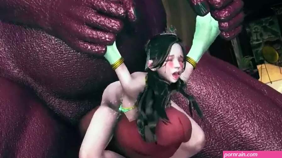 Huge monster fuck the princess of the desert.