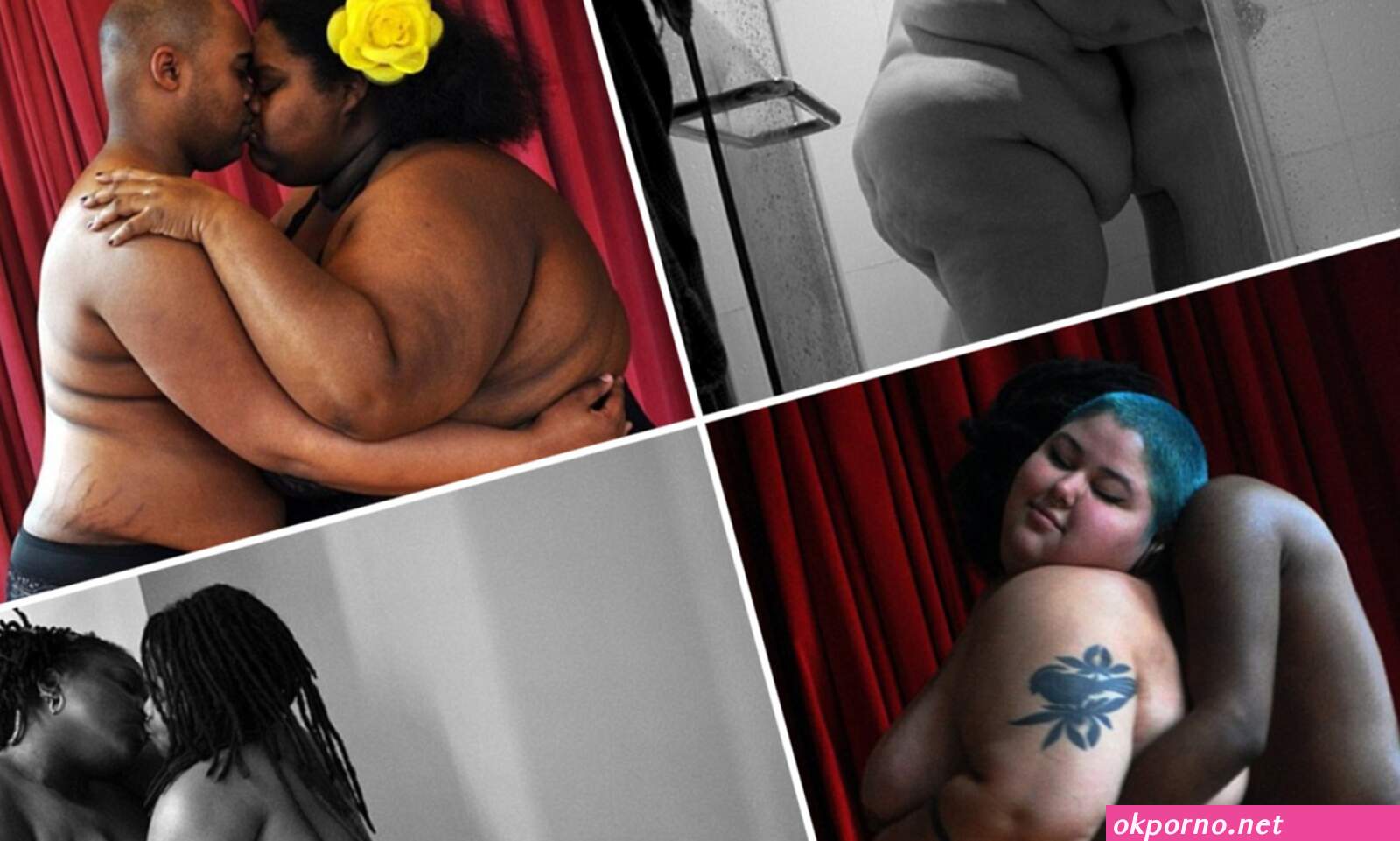 Laughing plus size nude gorgeous curves