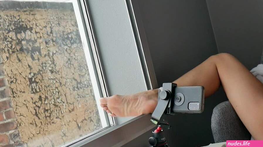 Asian watched through window cumming