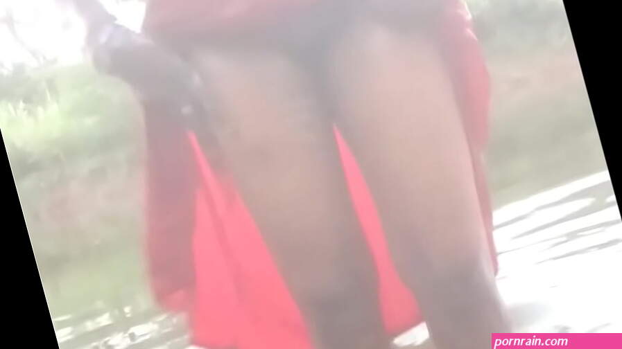 Indian village desi aunty Topless Outdoor Bath with shakshi