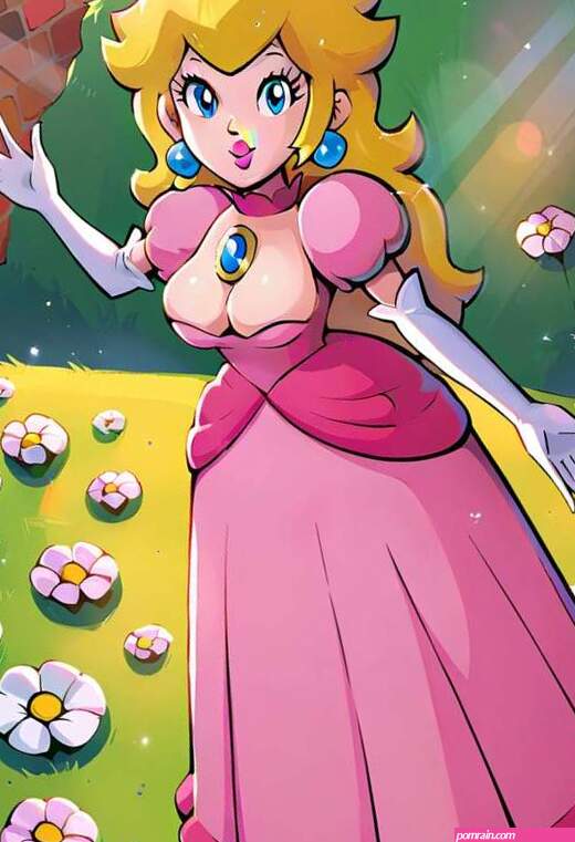 Princess Peach. AI generated.