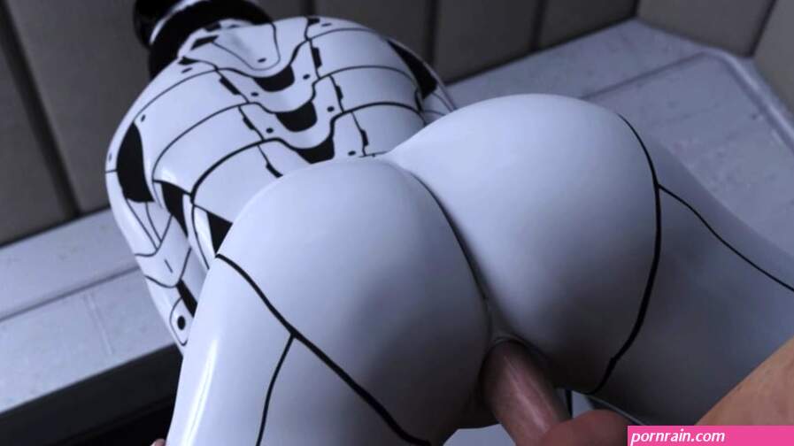 Projekt Passion Busty Ai Sex Robot gets Anal Fucking by Big Cock with Big Bouncing Tits