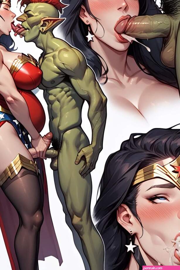 Cum Shot Have Sex With Male Troll And Goblin Monsters Futanari Wonder Woman AI