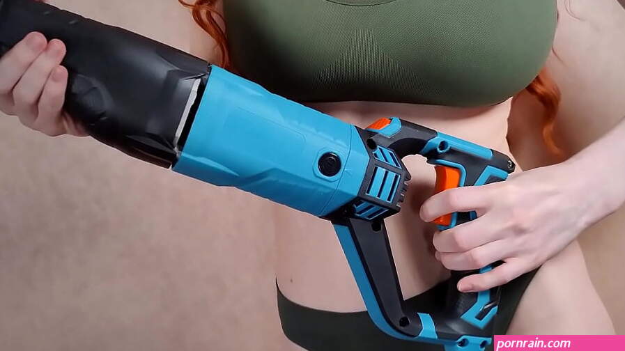 Pussy Destruction With A Hole Puncher