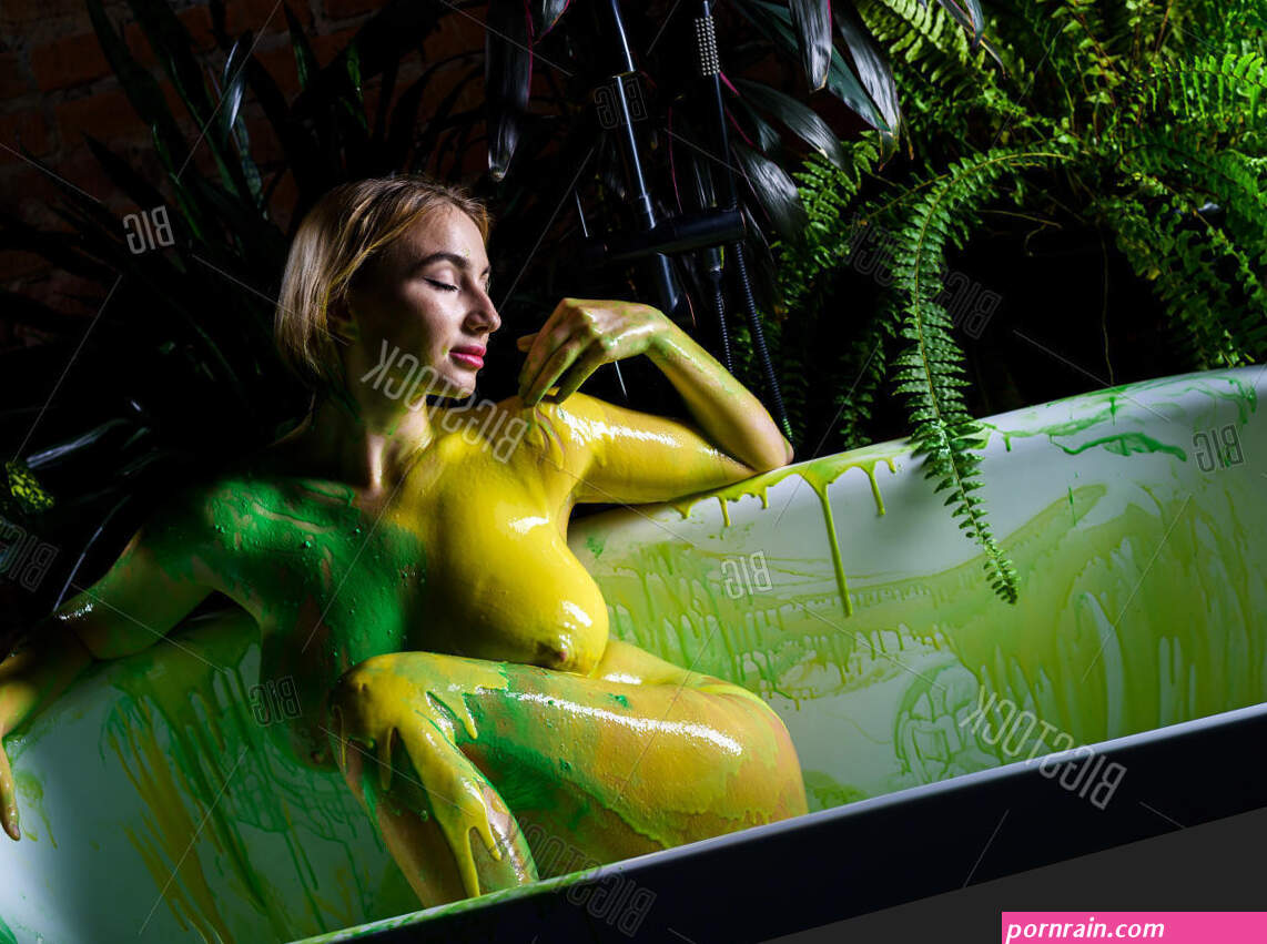 Yellow-green Paint Image Photo Free Trial