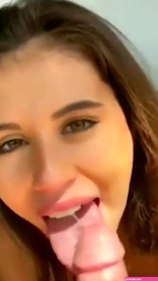 Cute Babe POV Blowjob With Cumshot