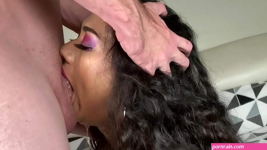 Crazy Blowjob Skills From Shantel Dee. Deepthroat Face Fuck Throat Pie. Rough Dirty Talking Mouth Fuck Dumps his Cum down her throat
