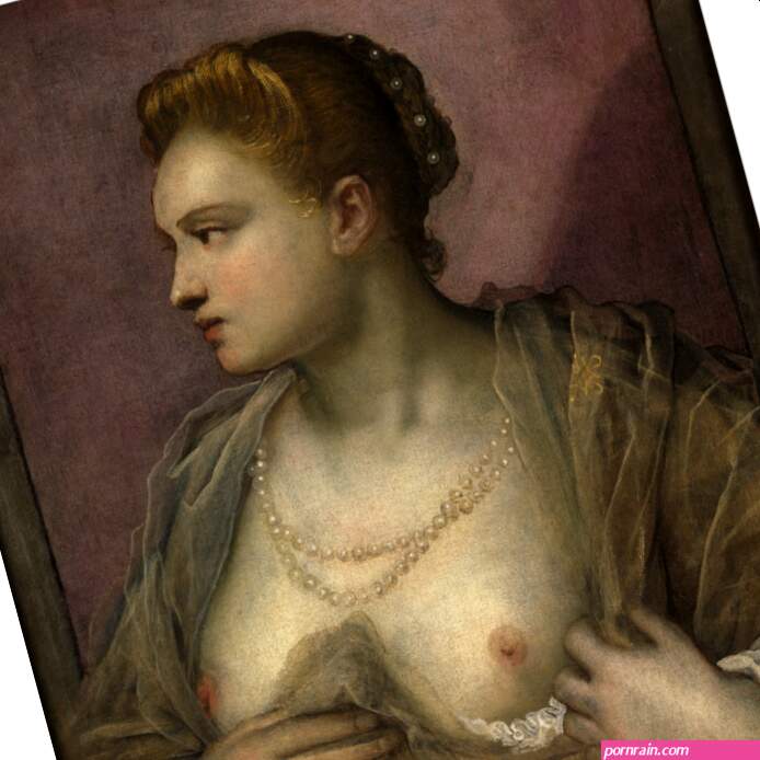 Lady revealing her Breast notebook