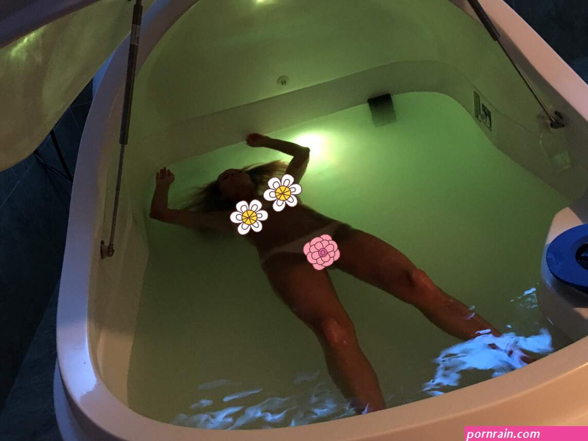 Floating in the nude!