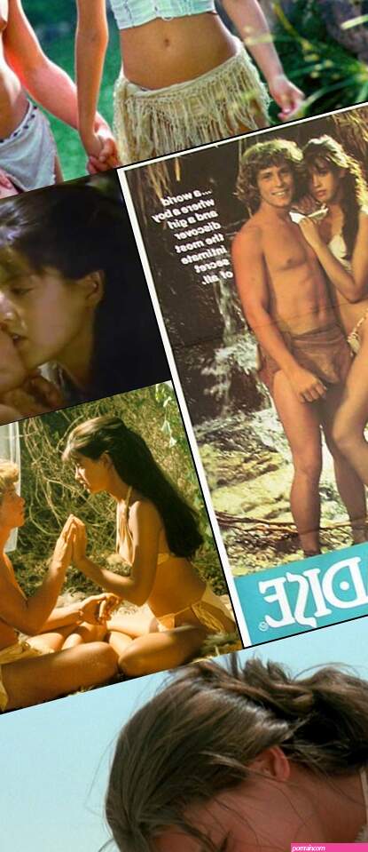 Phoebe Cates Willie Aames in Paradise 1982 a rather blatant knockoff of 1980s Blue Lagoon