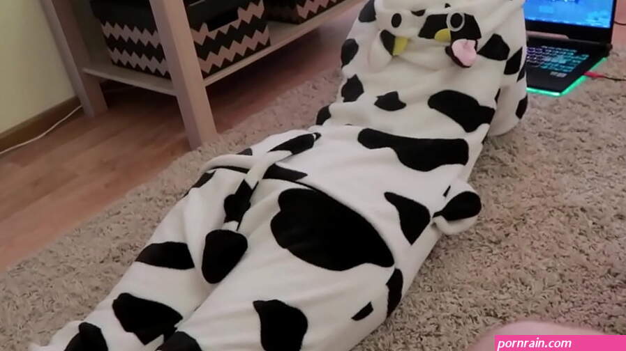 Anal teen in cute onesie pajama EstieKay