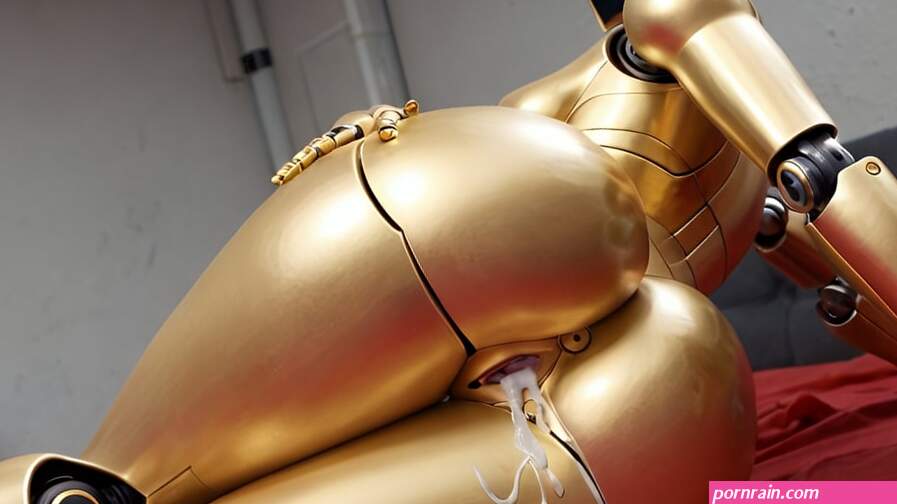 Golden Goddess Sex Robot Fucked By A BBC POV AI Porn
