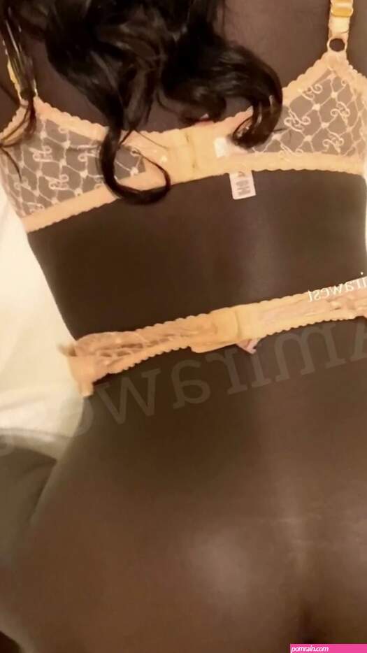 Amira West Ebony Anal Play Straight Interracial Creampie