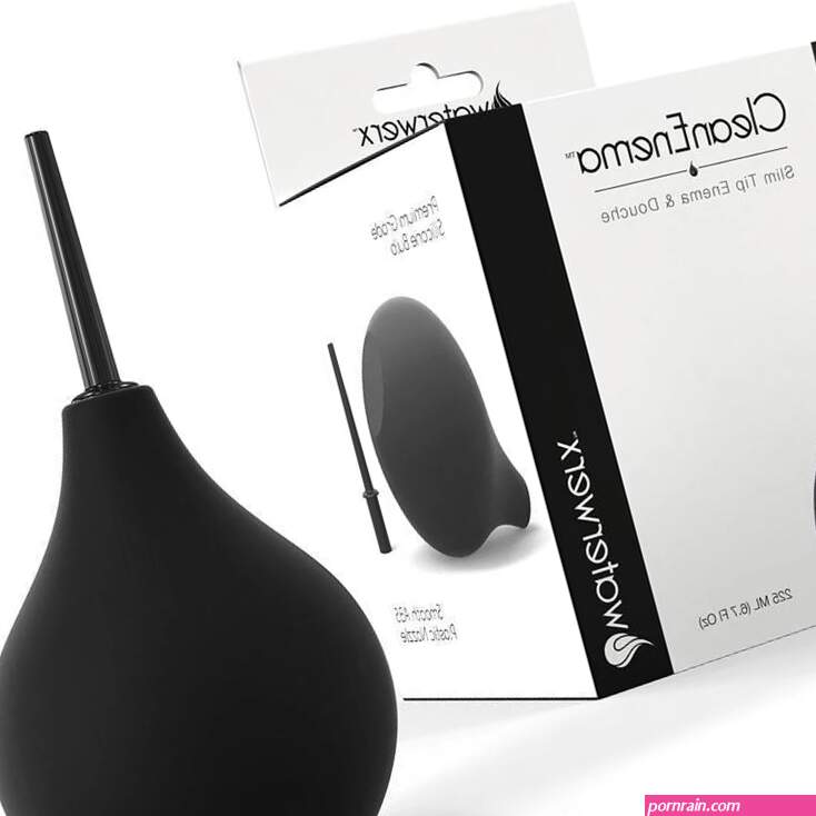 Clean Enema by Waterwerx Thin Tip Silicone Anal Douche 7.6 fl oz