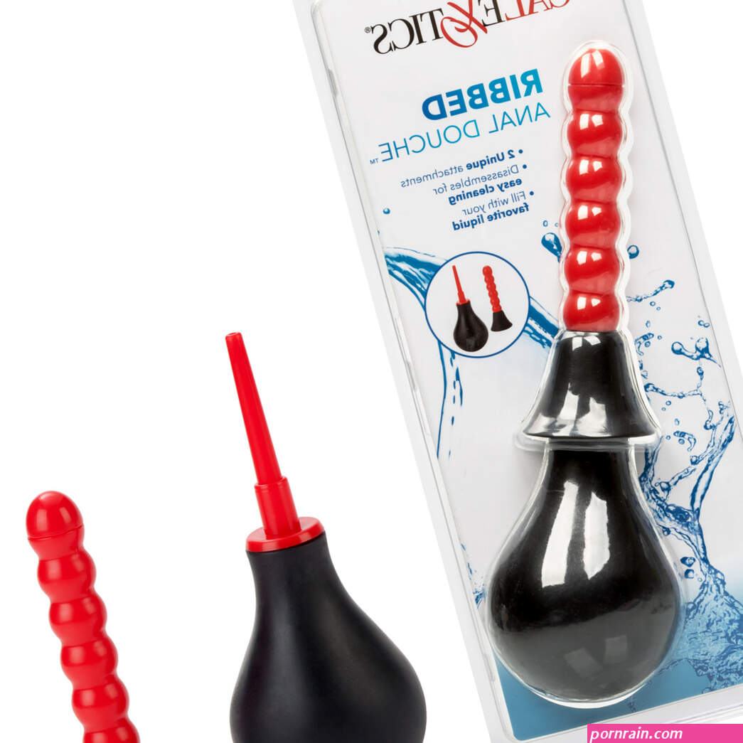 SE-0372-10-2 Ribbed Anal Douche