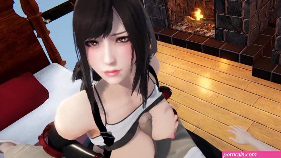 AI Syoujyo Tifa Lockhart is giving a fantastic boobjob
