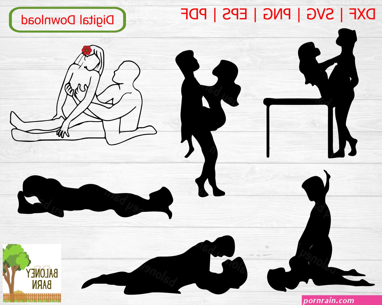 Sexual silhouettes