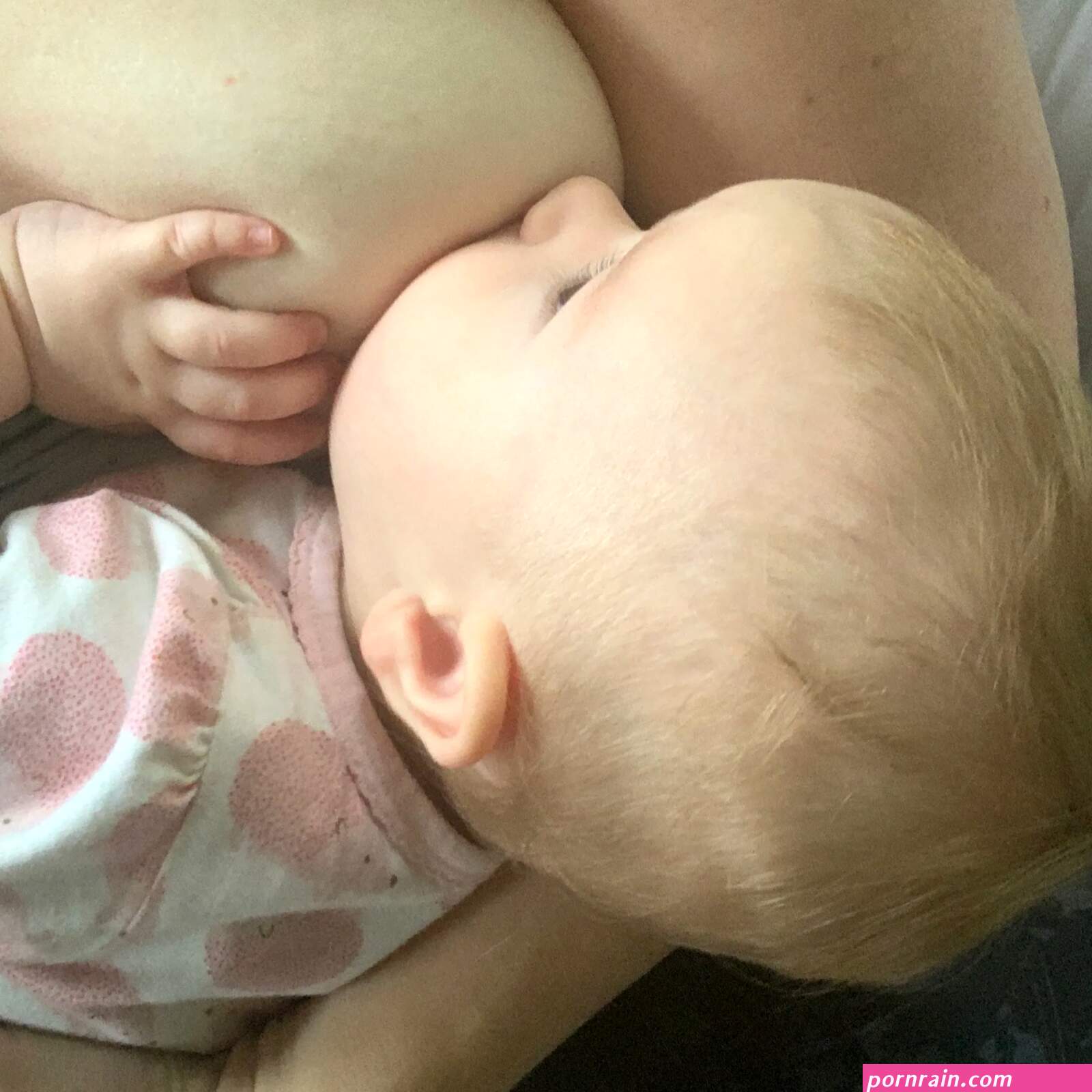 Big tits nursing